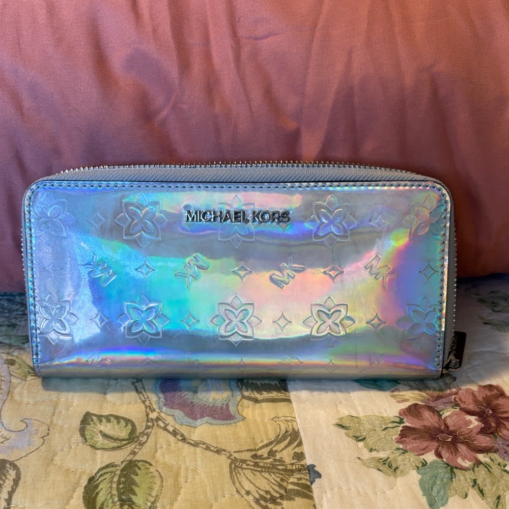 Michael Kors Iridescent Floral Wallet